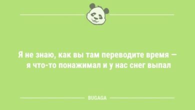 Photo of Анекдоты для пятничного настроения: «Я не знаю, как вы там переводите время…» (11 шт)